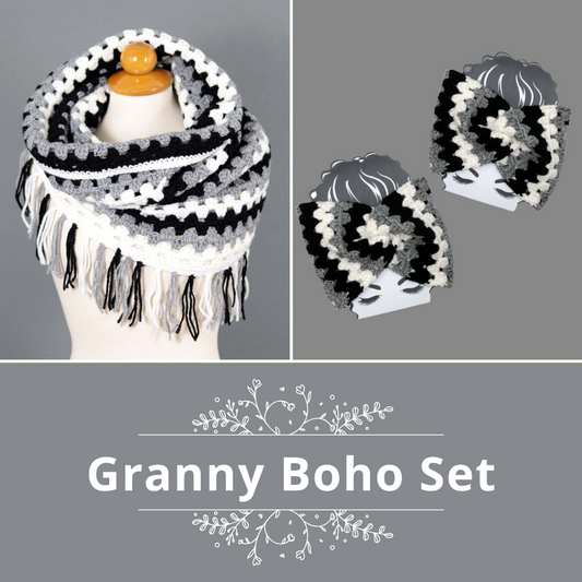 Granny Boho Set Crochet Pattern