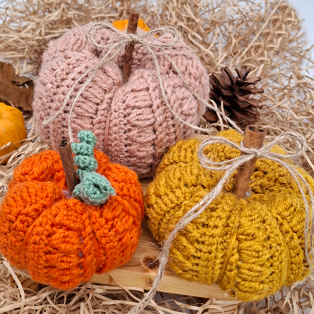 Hooked on Clusters: Crochet Pumpkin Pattern (5 sizes)