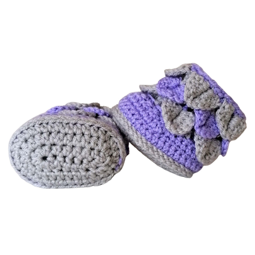 Crocodile Stitch Booties Crochet Pattern (0 - 12 months)