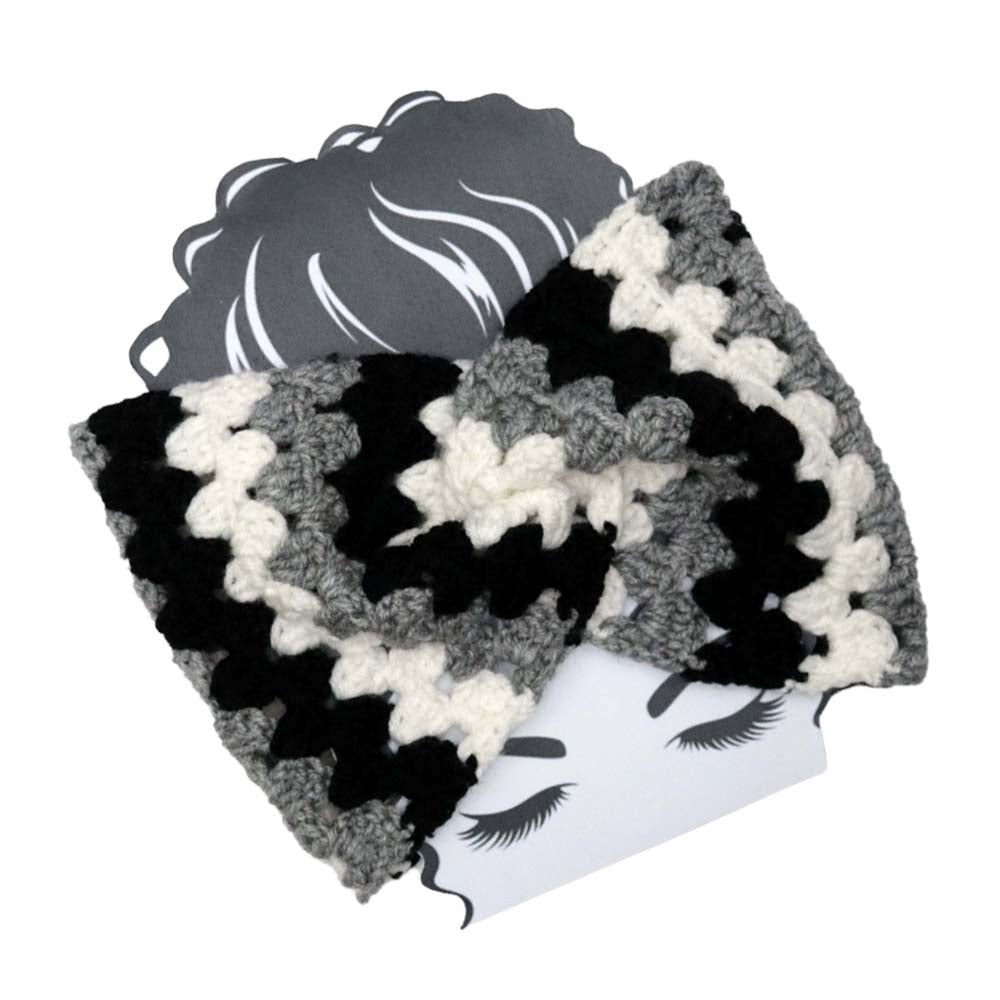 Granny Twisted Headband Crochet Pattern