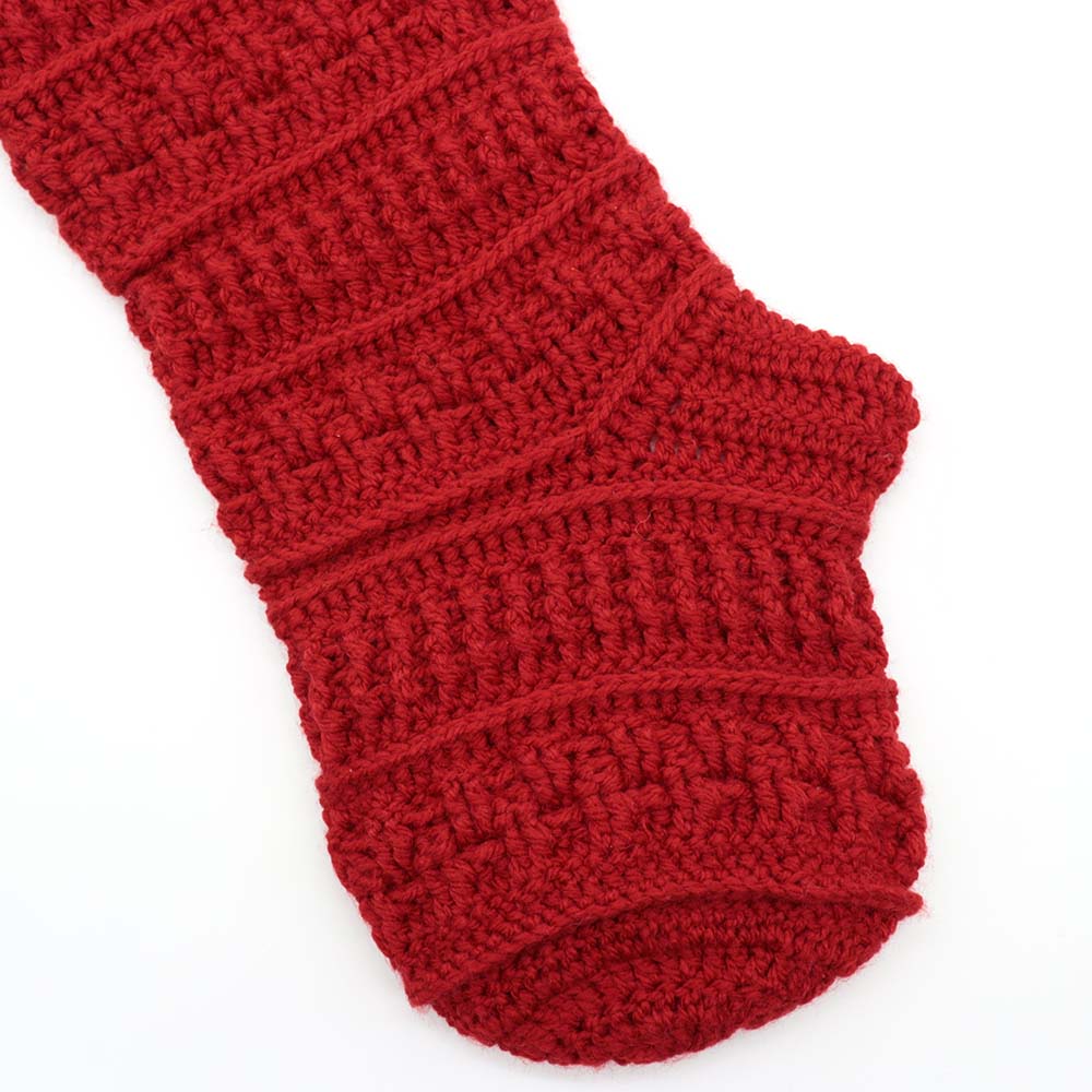 Perfect in Textures Christmas Stocking Crochet Pattern