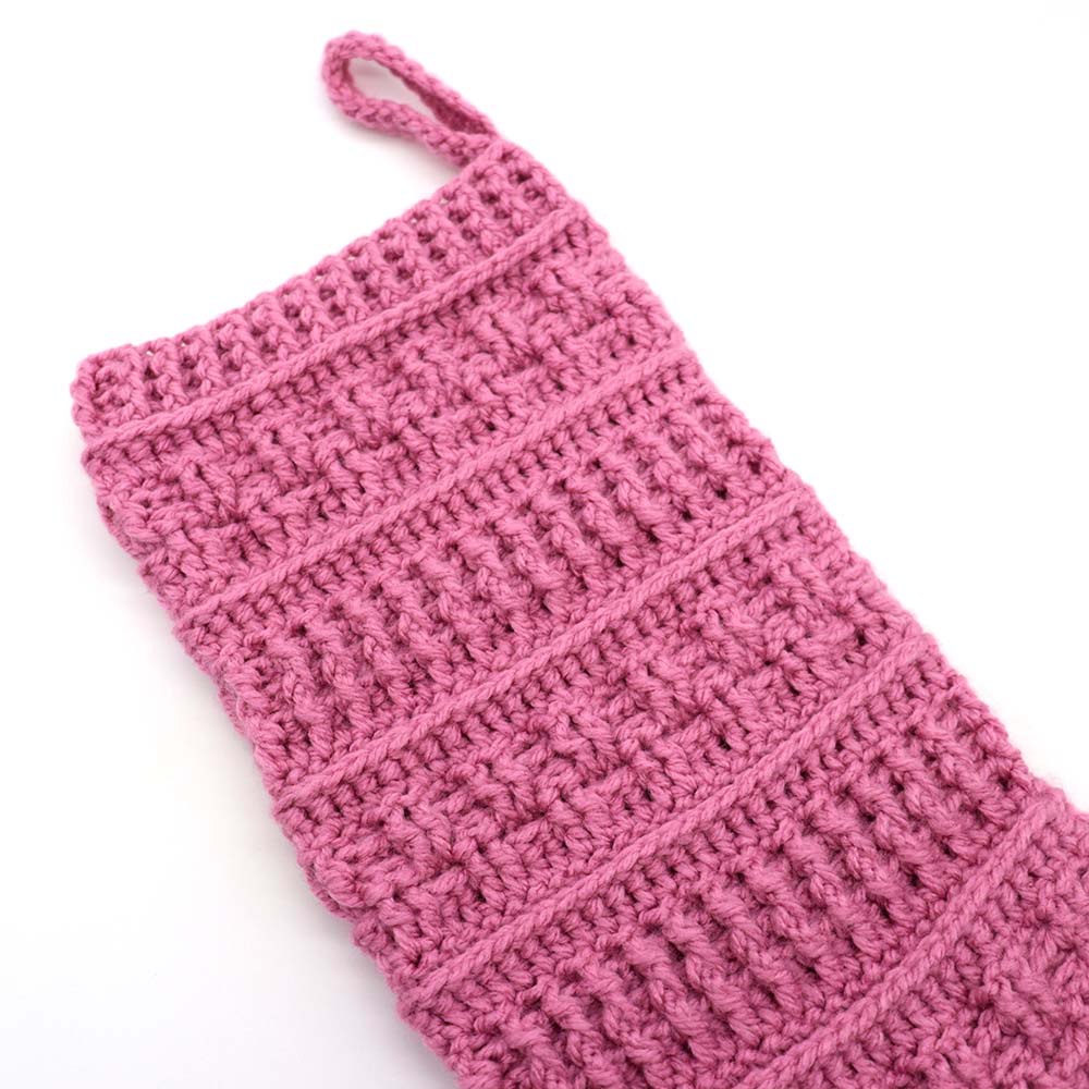 Perfect in Textures Christmas Stocking Crochet Pattern