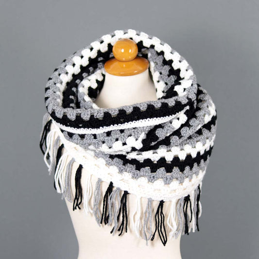 granny boho cowl by kiki crochet patterns