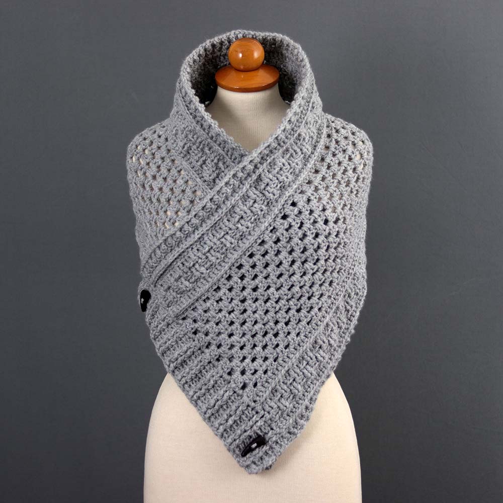 textures and grannies cowl by kiki crochet patterns