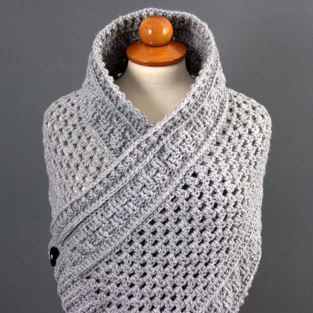 textures and grannies cowl by kiki crochet patterns