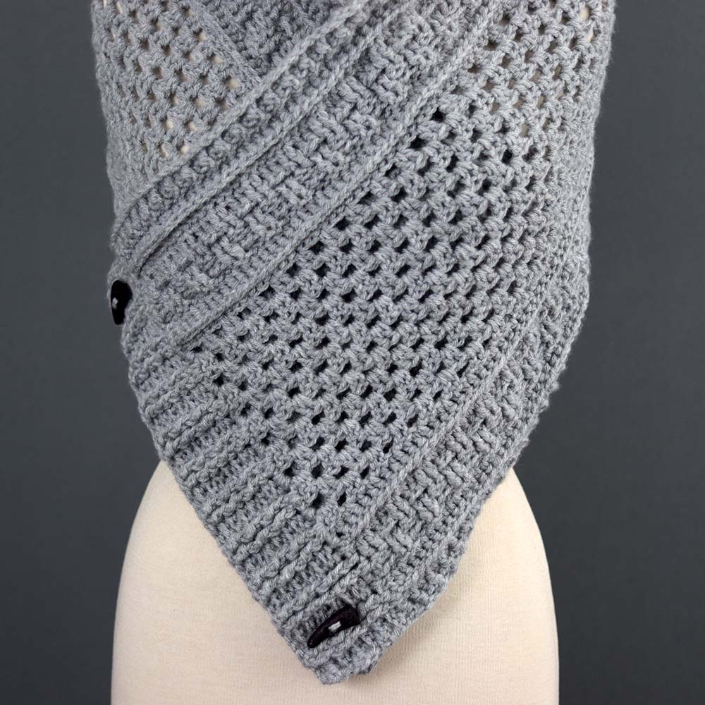 Textures and Grannies Cowl Crochet Pattern