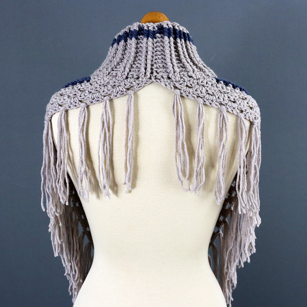 Amour Turtleneck Shawl Crochet Pattern
