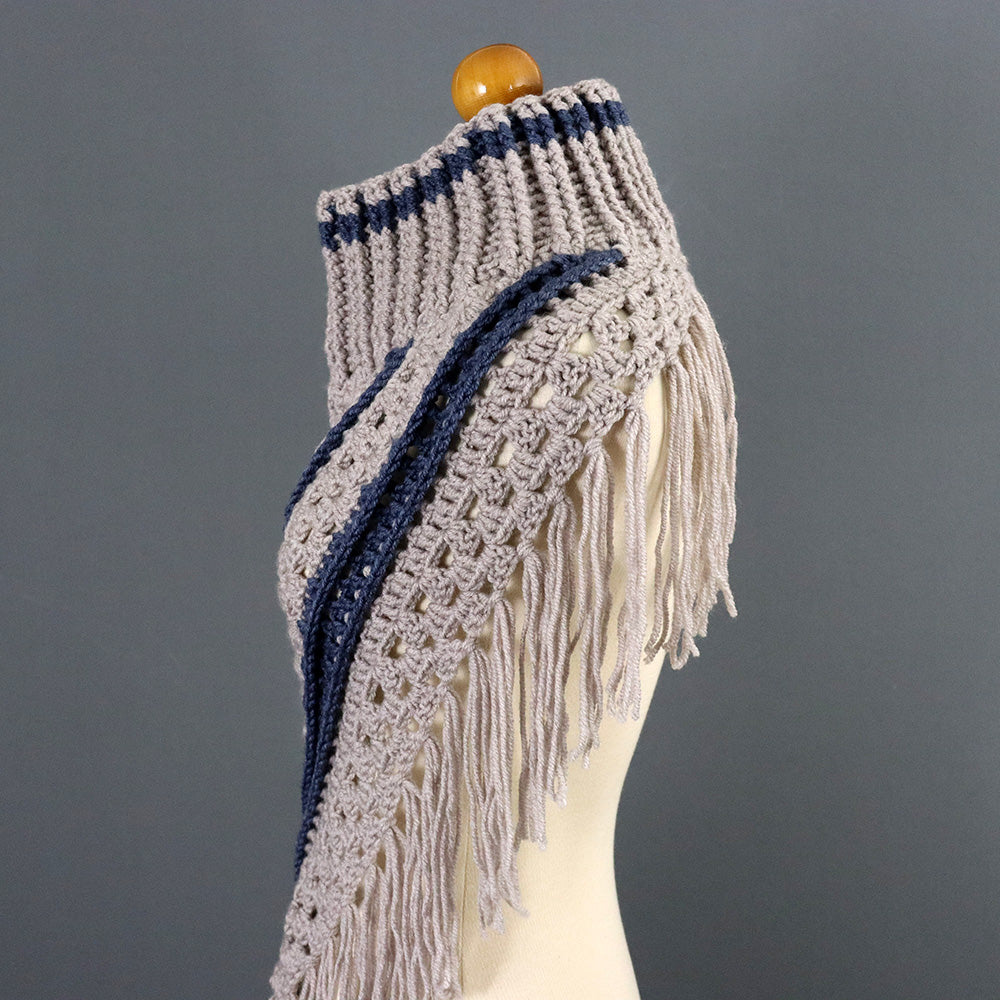 Amour Turtleneck Shawl Crochet Pattern