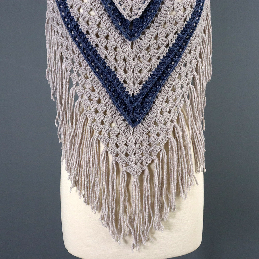 Amour Turtleneck Shawl Crochet Pattern