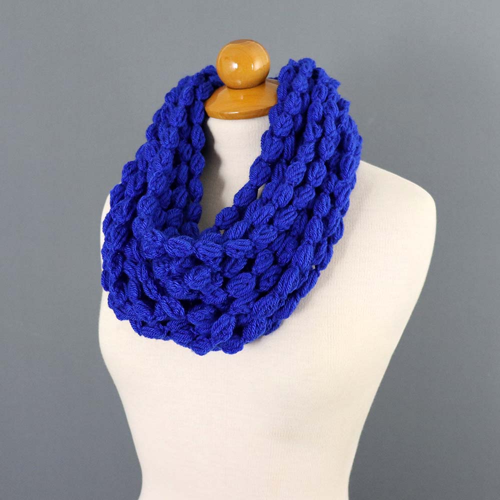 beaded necklace scarf by kiki crochet patterns