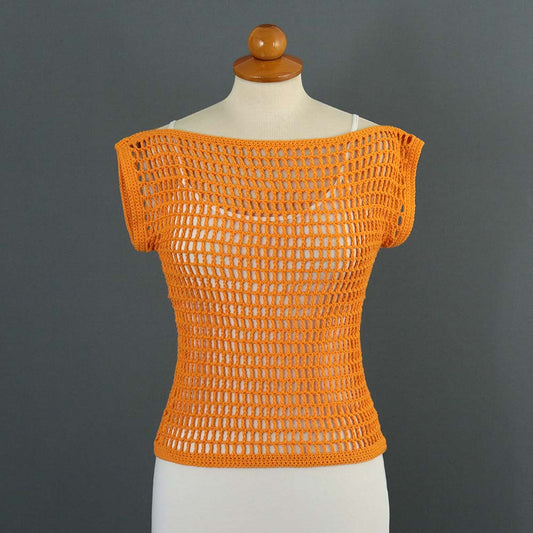 sunset reflections top crochet pattern
