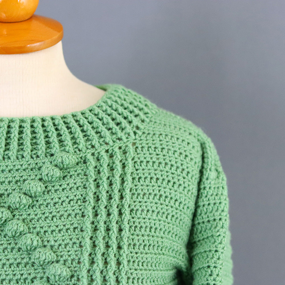 Athena Sweater Crochet Pattern (S - 5 XL)