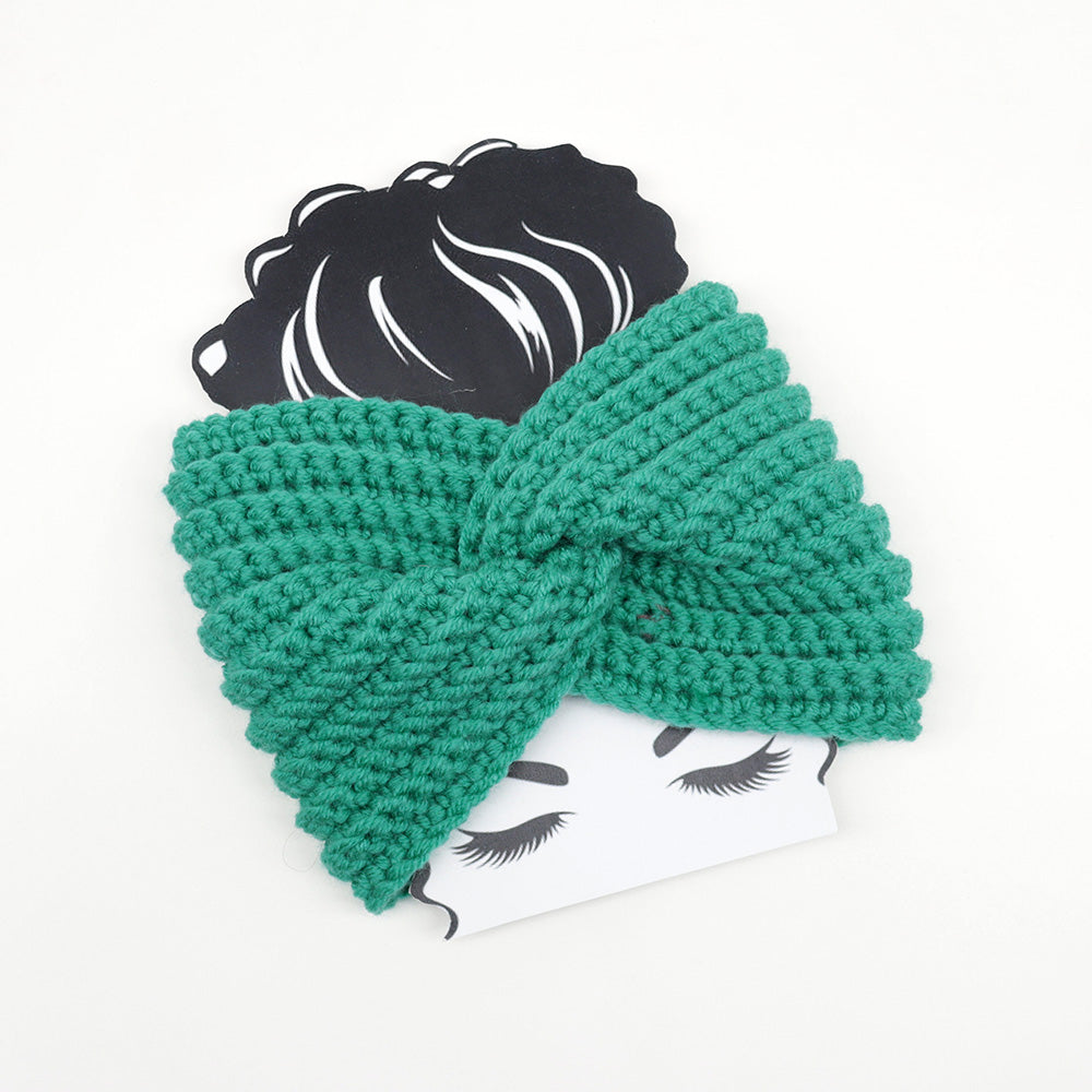 Dusty Pink Twisted Headband Crochet Pattern