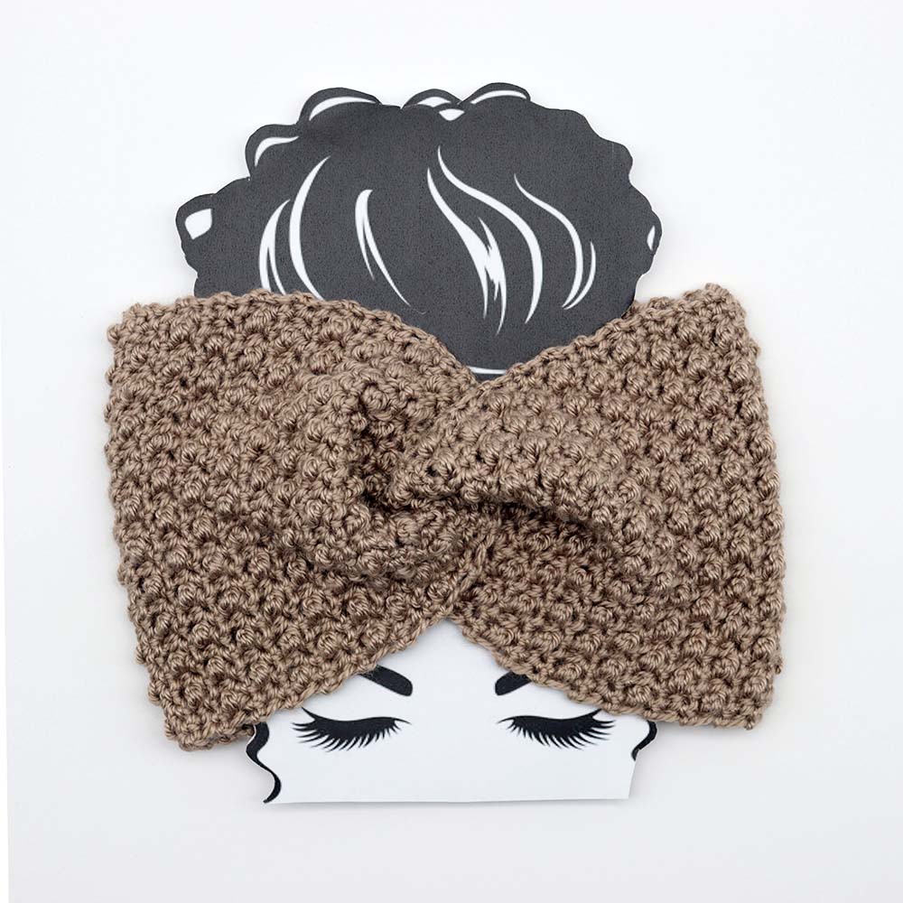 Berry Twisted Headband Crochet Pattern