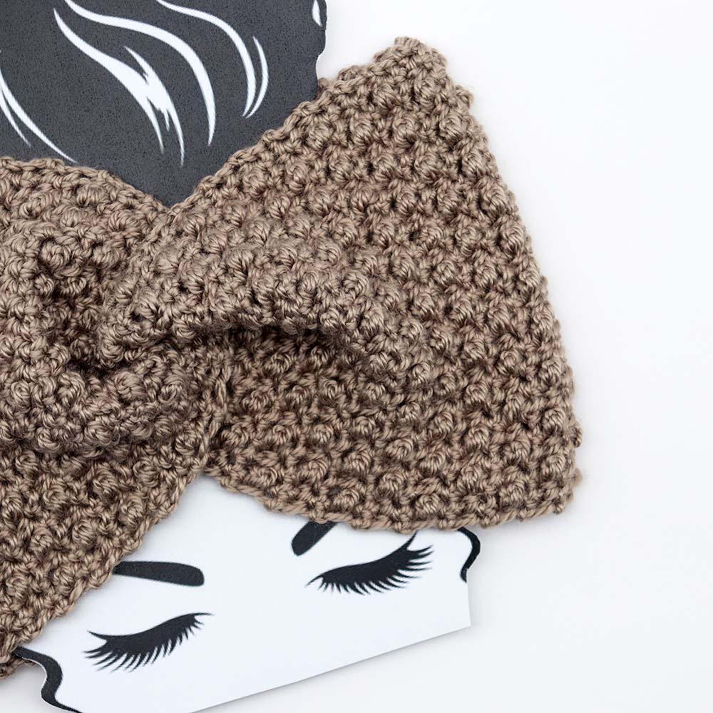 Berry Twisted Headband Crochet Pattern