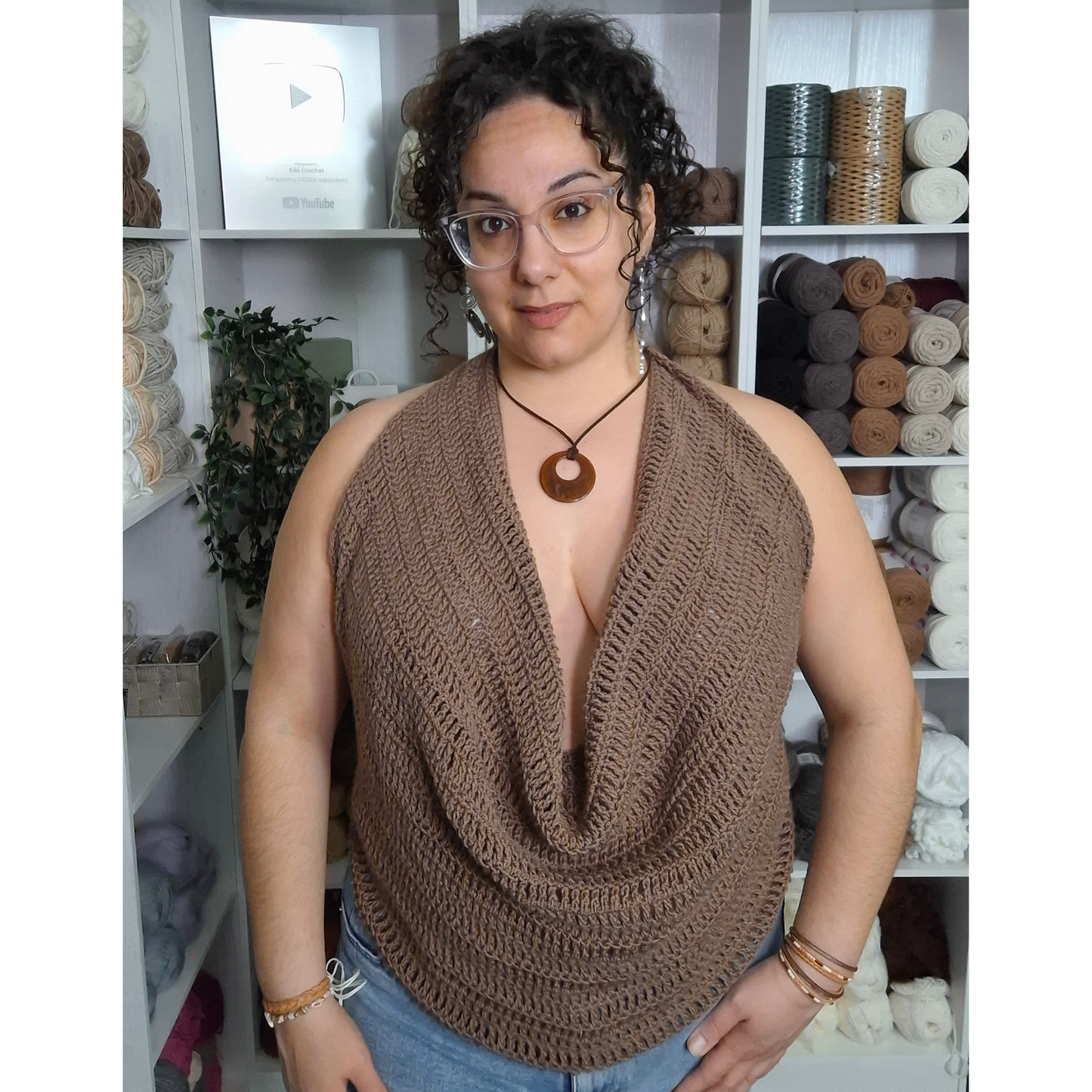 Mediterranean Breeze Top Crochet Pattern (S - 5XL)