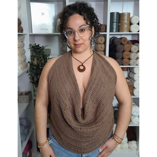 Mediterranean Breeze Top Crochet Pattern (S - 5XL)