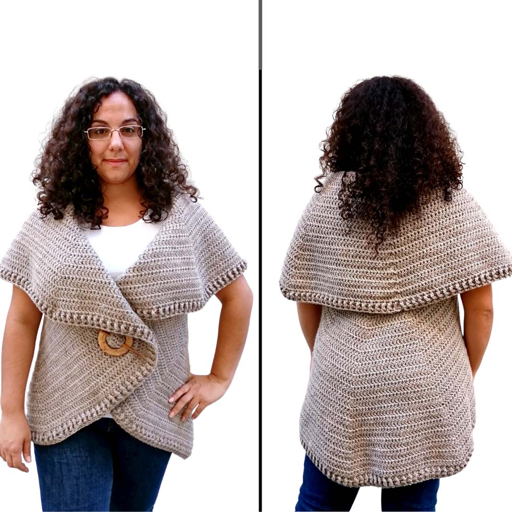 Simplicity Patterns Cardigan Patterns Simplicity Round Cardigan Crochet Pattern (S - 5XL) – Kiki Crochet Designs