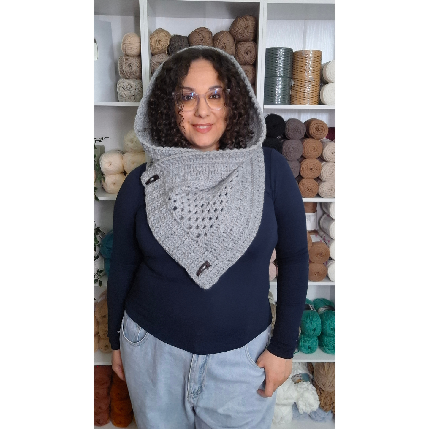 Textures and Grannies Cowl Crochet Pattern (PDF + Video Tutorial)