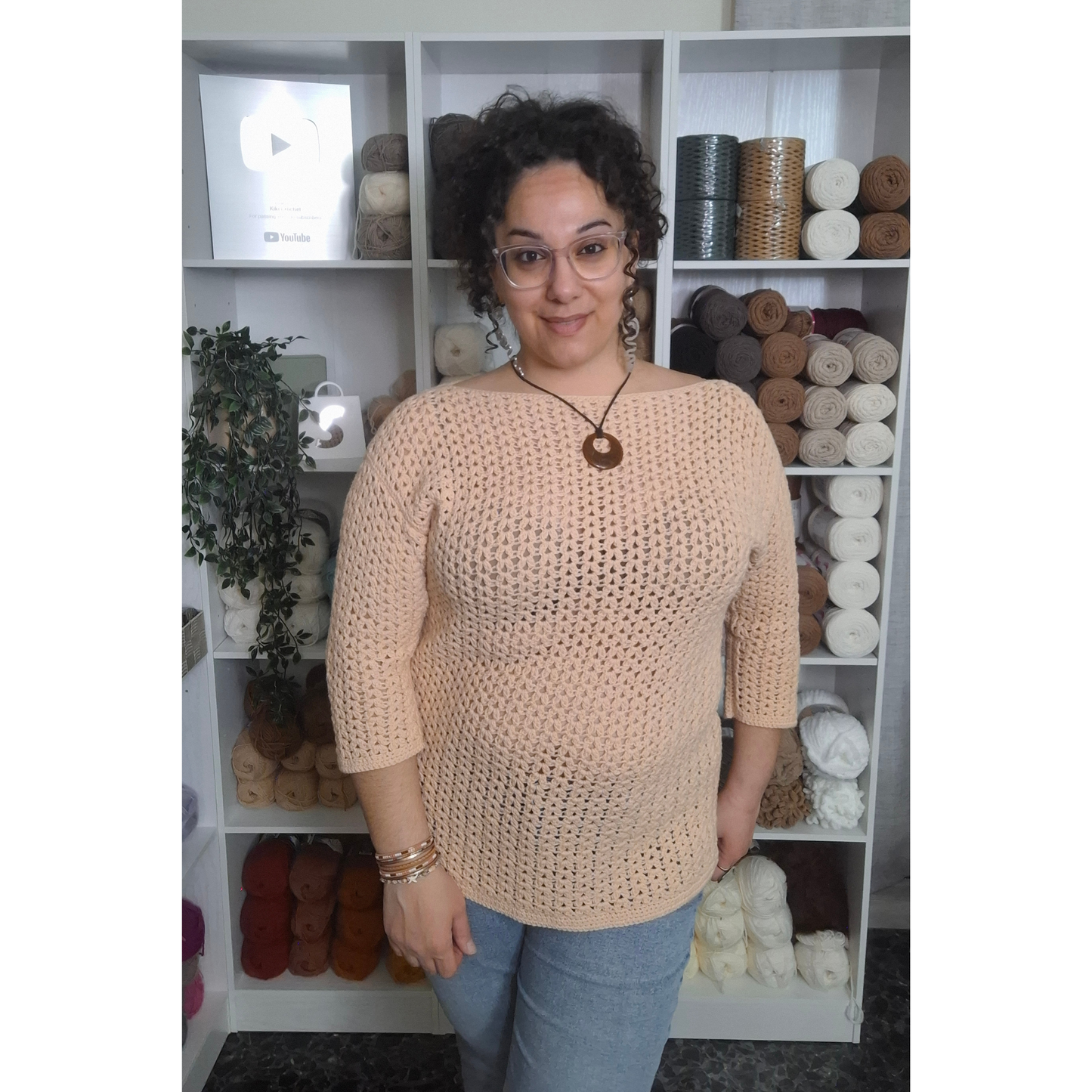 Anthemis Top Crochet Pattern (S - 5XL)