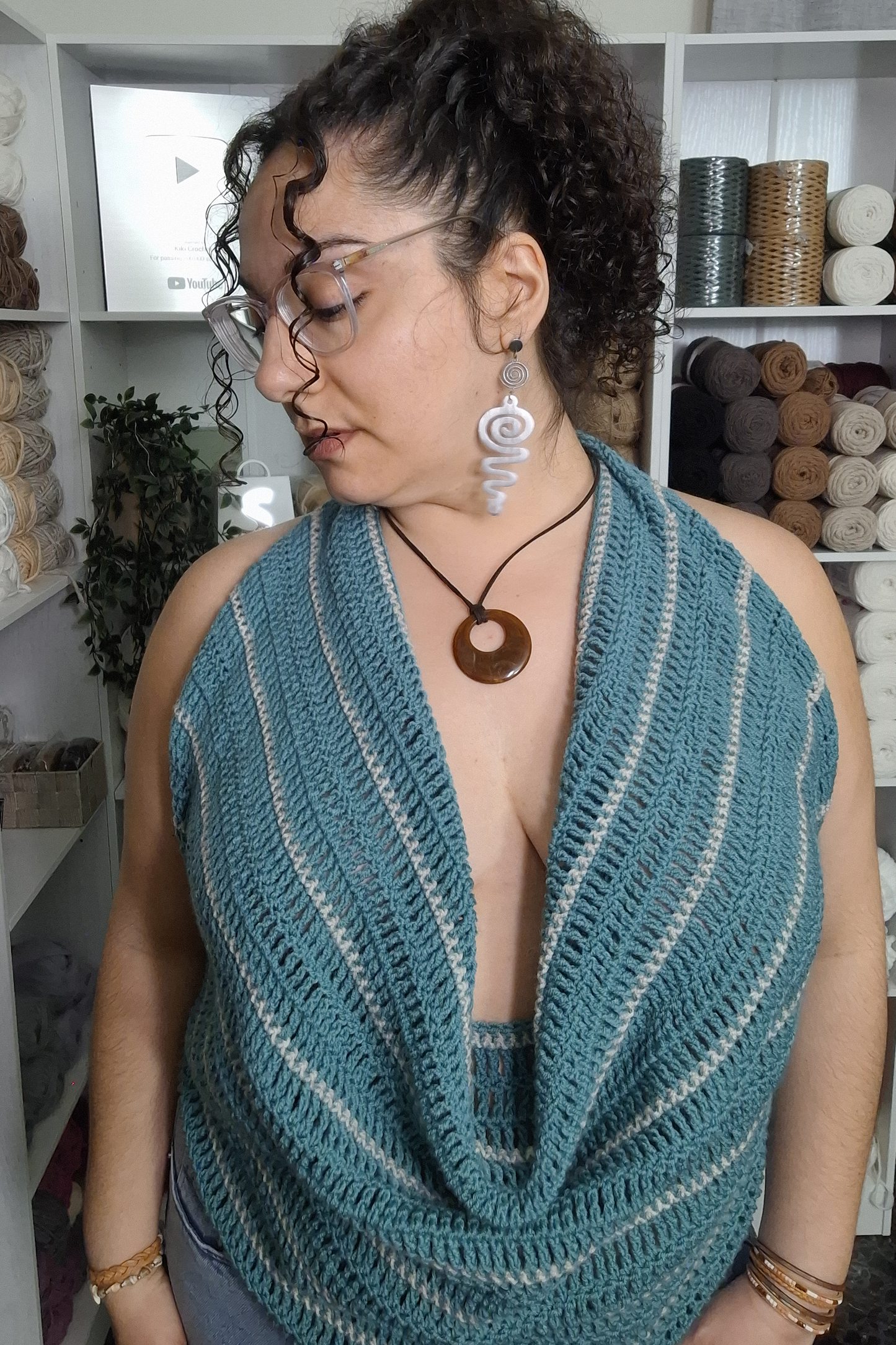 Mediterranean Breeze Top Crochet Pattern (S - 5XL)
