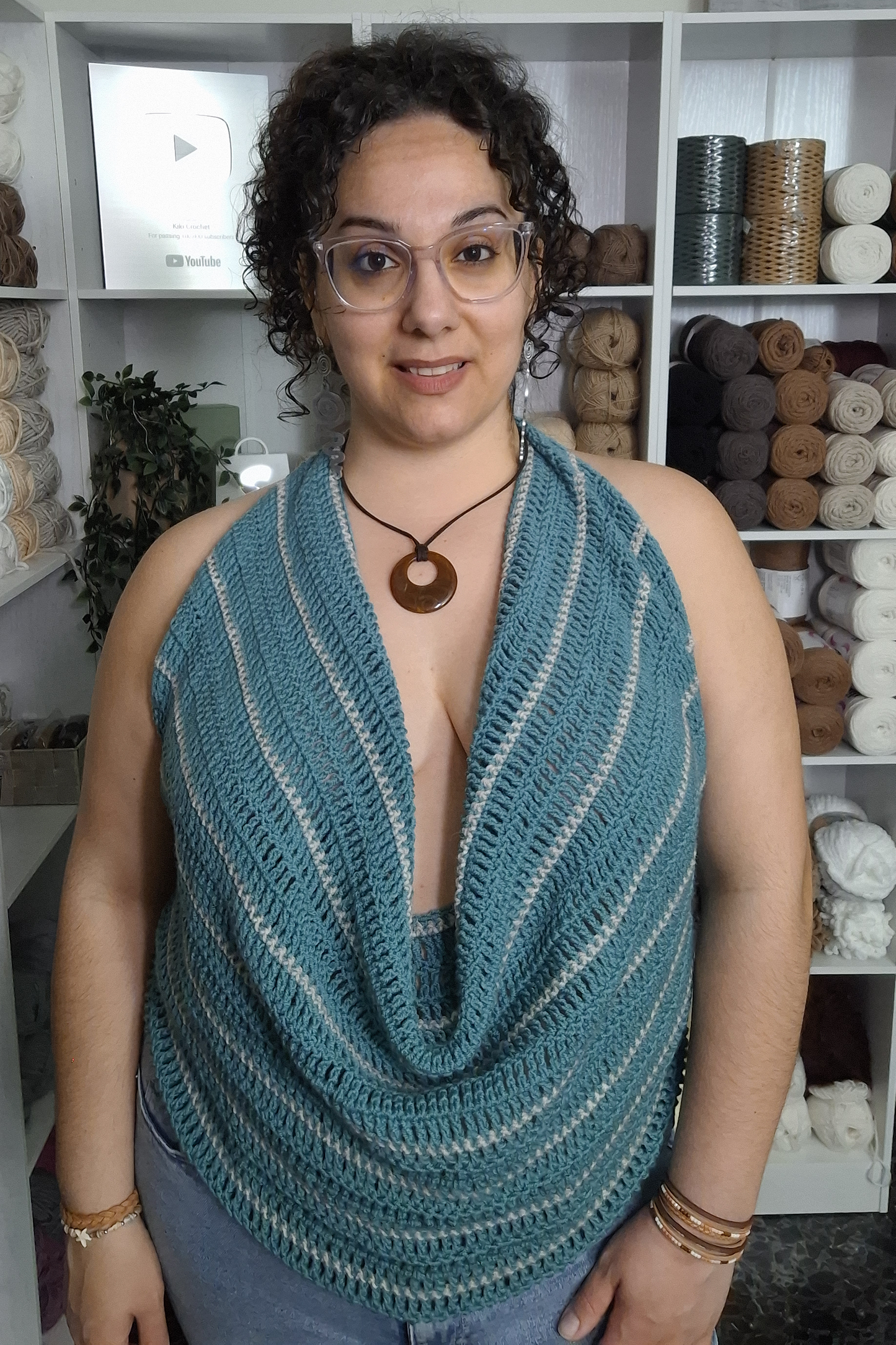 Mediterranean Breeze Top Crochet Pattern (S - 5XL)
