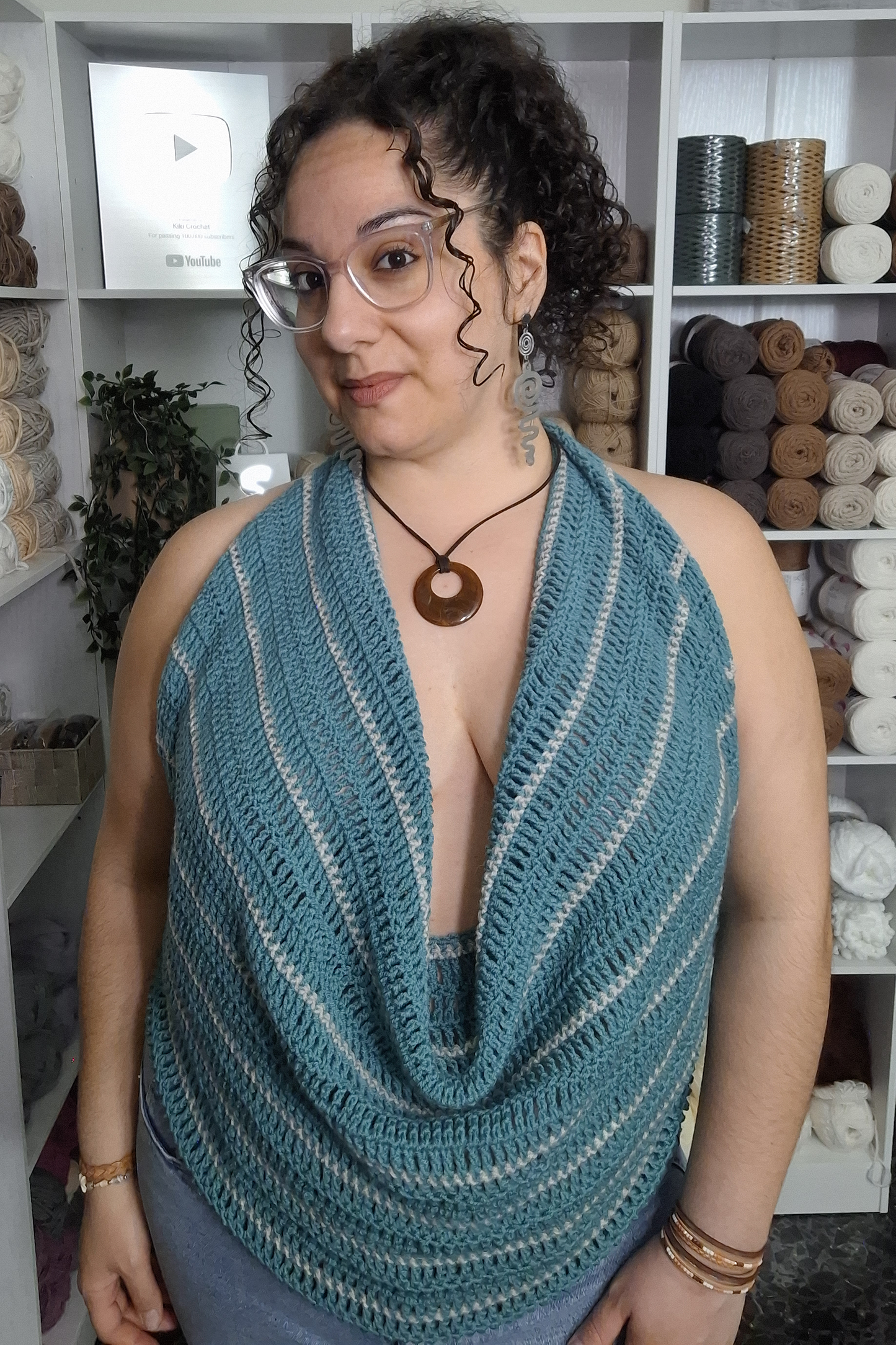 Mediterranean Breeze Top Crochet Pattern (S - 5XL)