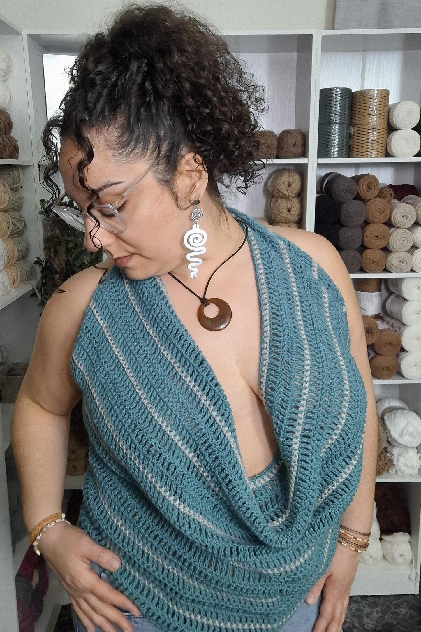 Mediterranean Breeze Top Crochet Pattern (S - 5XL)