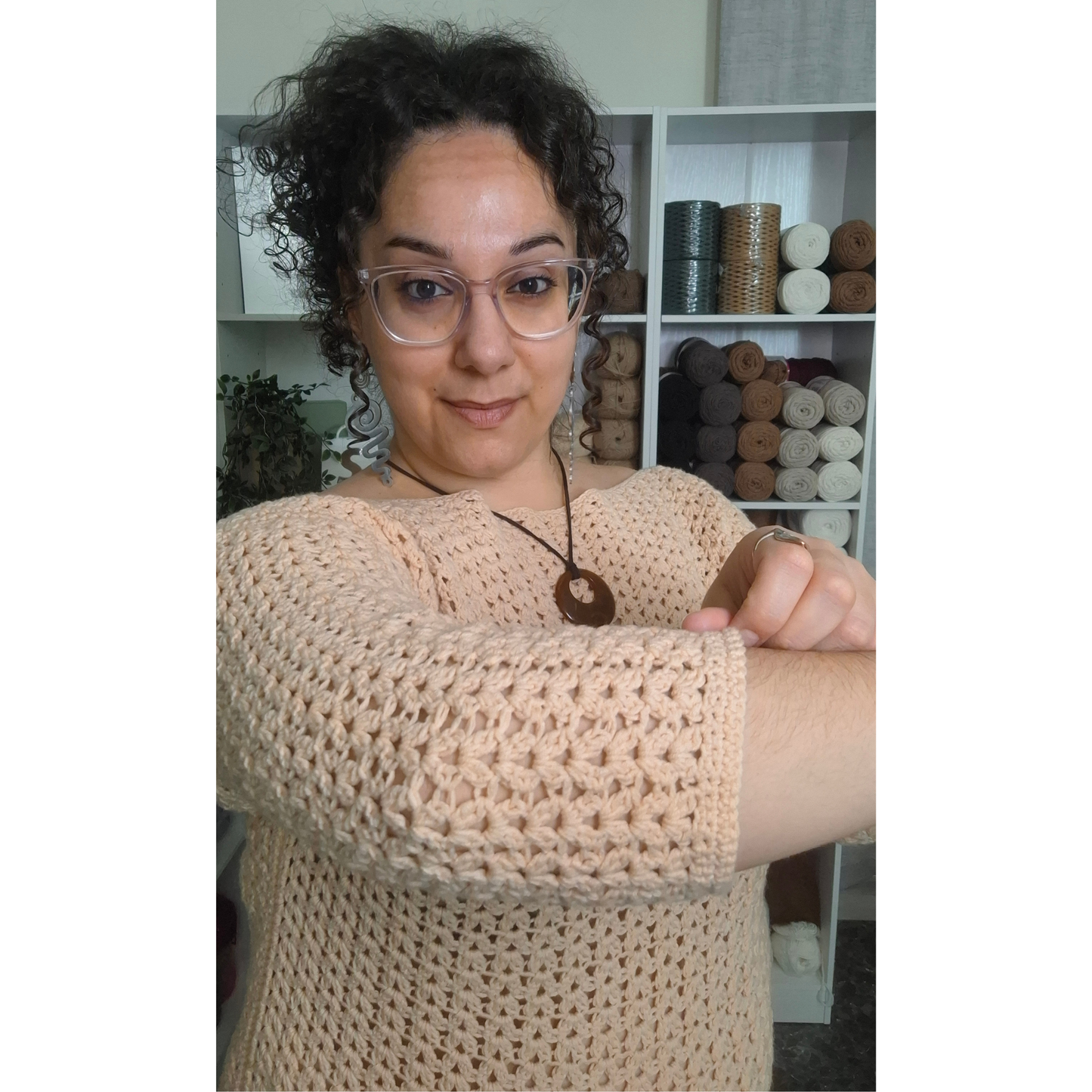 Anthemis Top Crochet Pattern (S - 5XL)