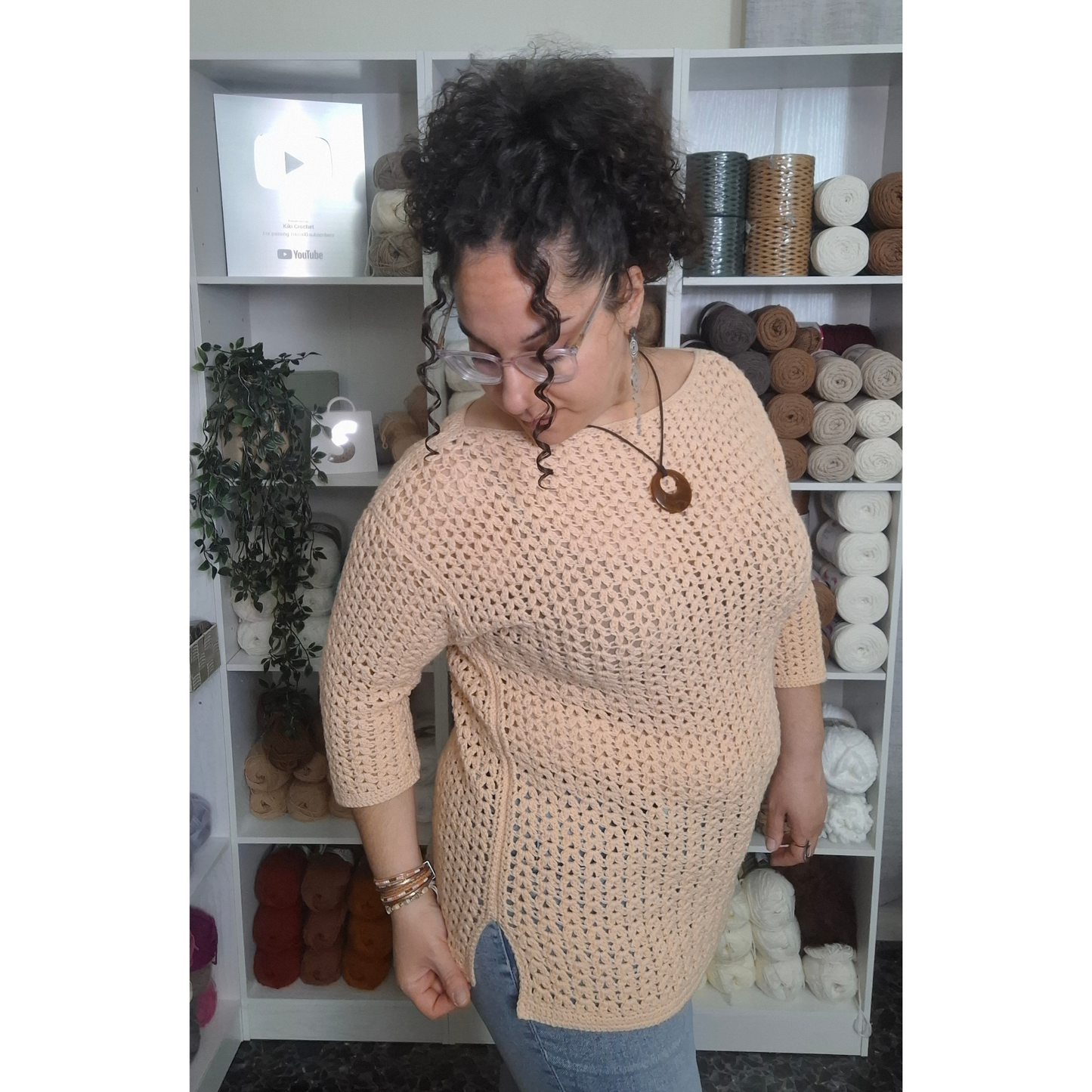 Anthemis Top Crochet Pattern (S - 5XL)