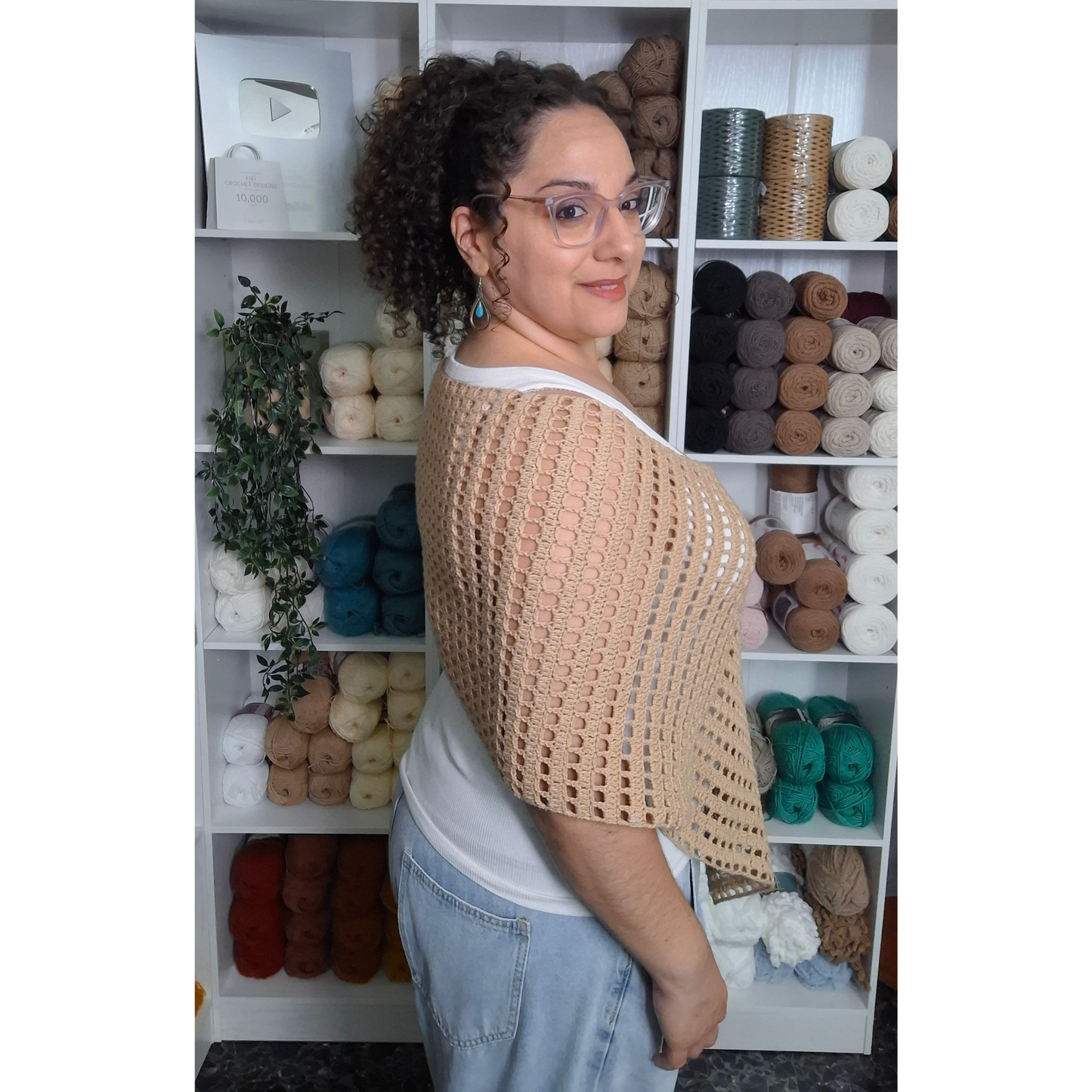 Claire Poncho Crochet Pattern (S - 5XL)
