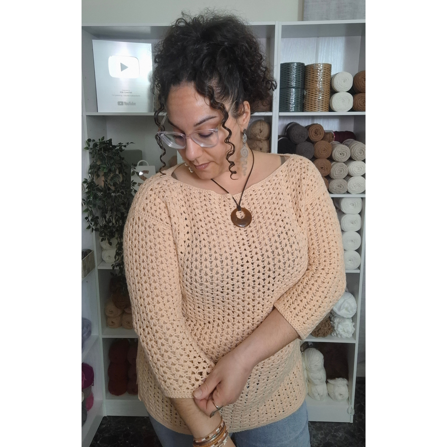 Anthemis Top Crochet Pattern (S - 5XL)