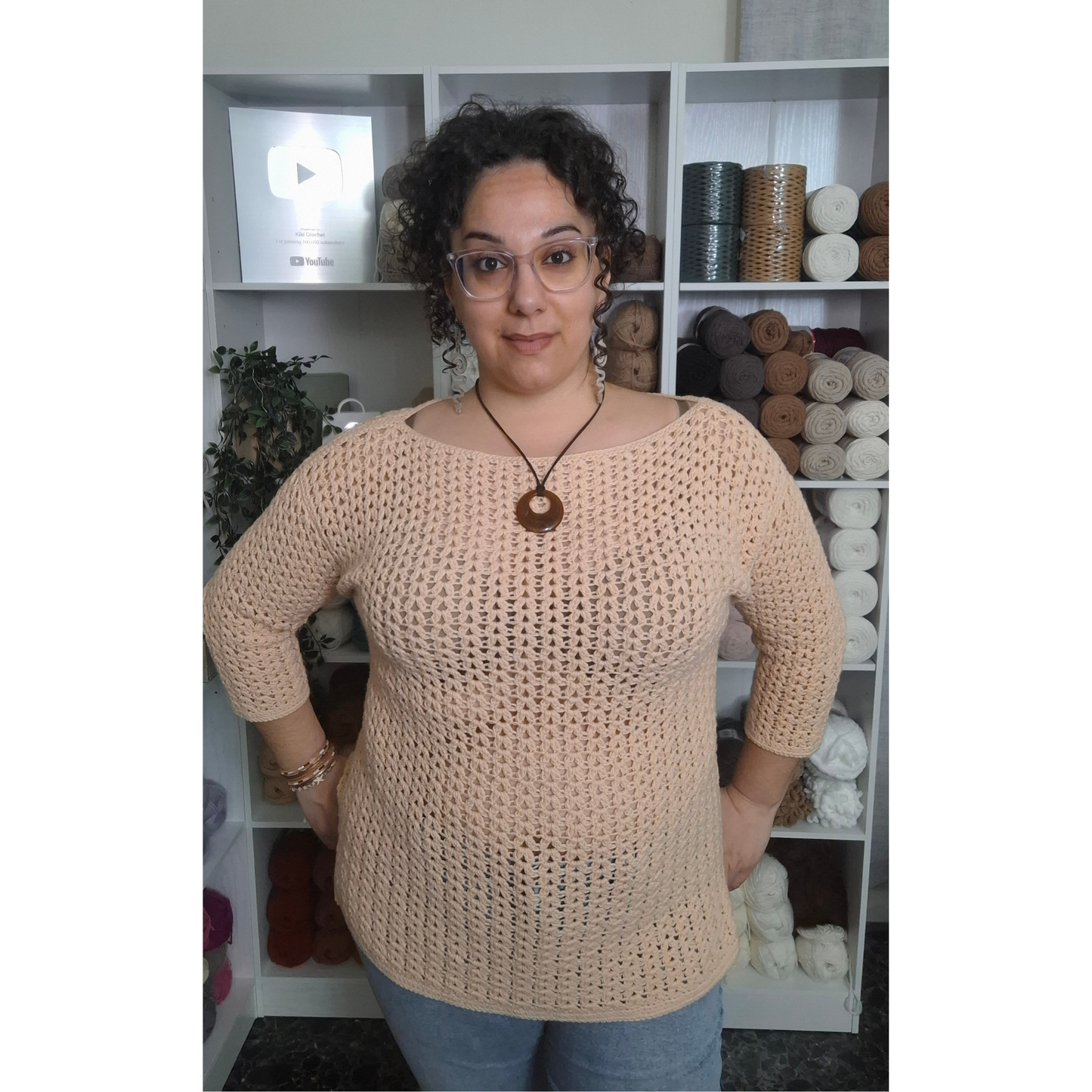Anthemis Top Crochet Pattern (S - 5XL)
