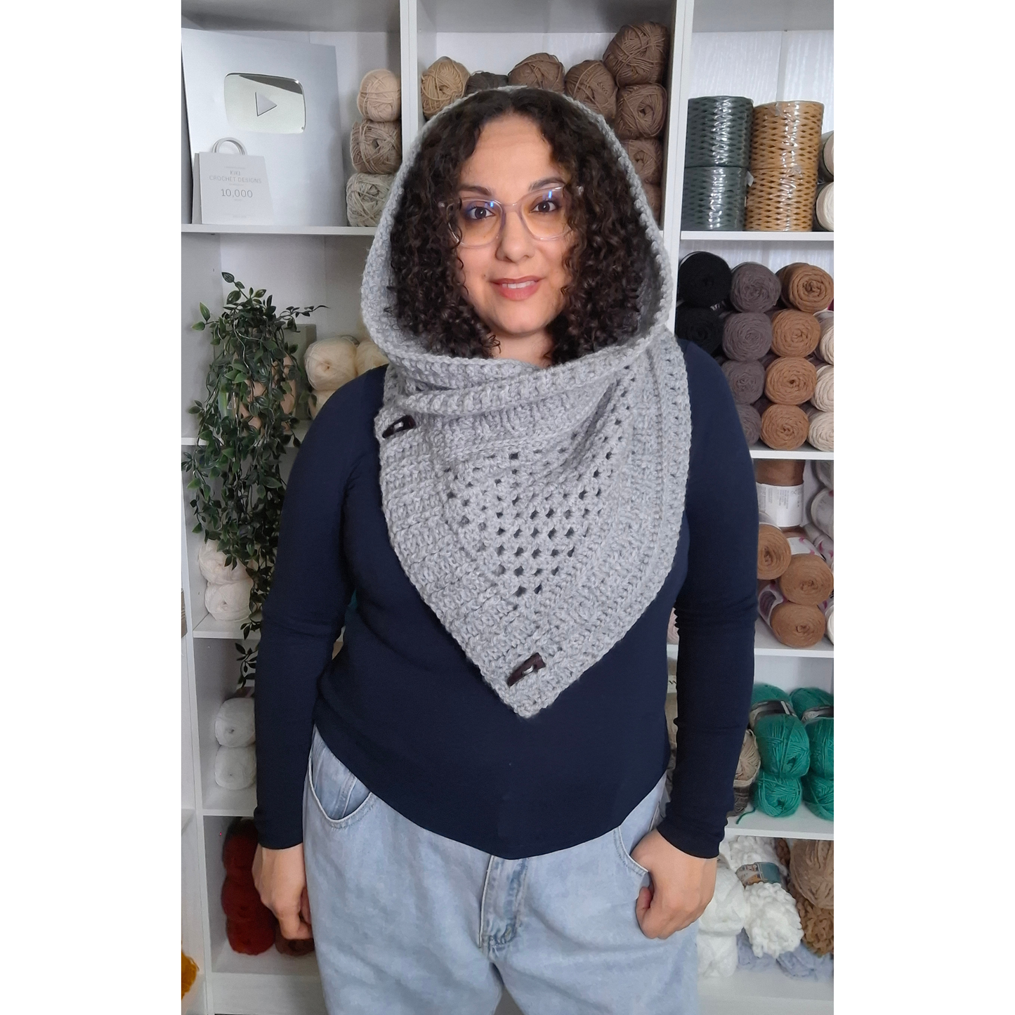 Textures and Grannies Cowl Crochet Pattern (PDF + Video Tutorial)