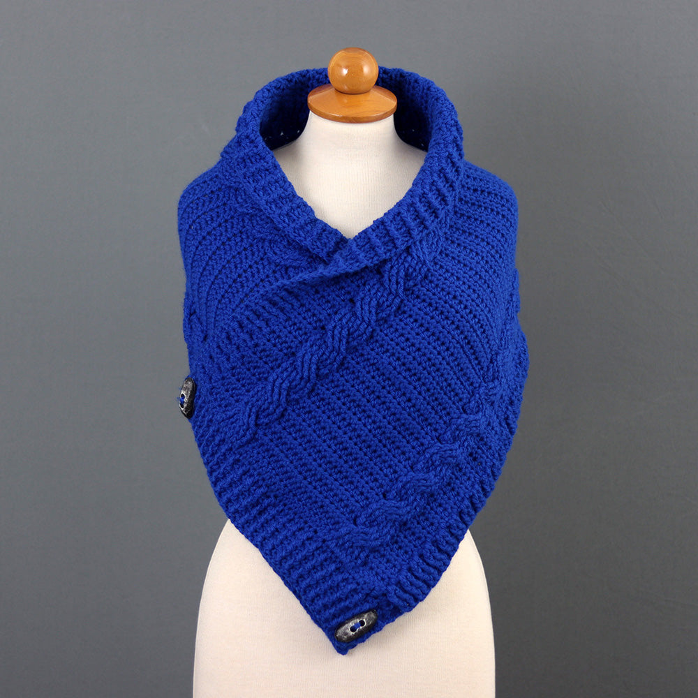 Royal Cables Cowl Crochet Pattern (PDF + Video Tutorial)