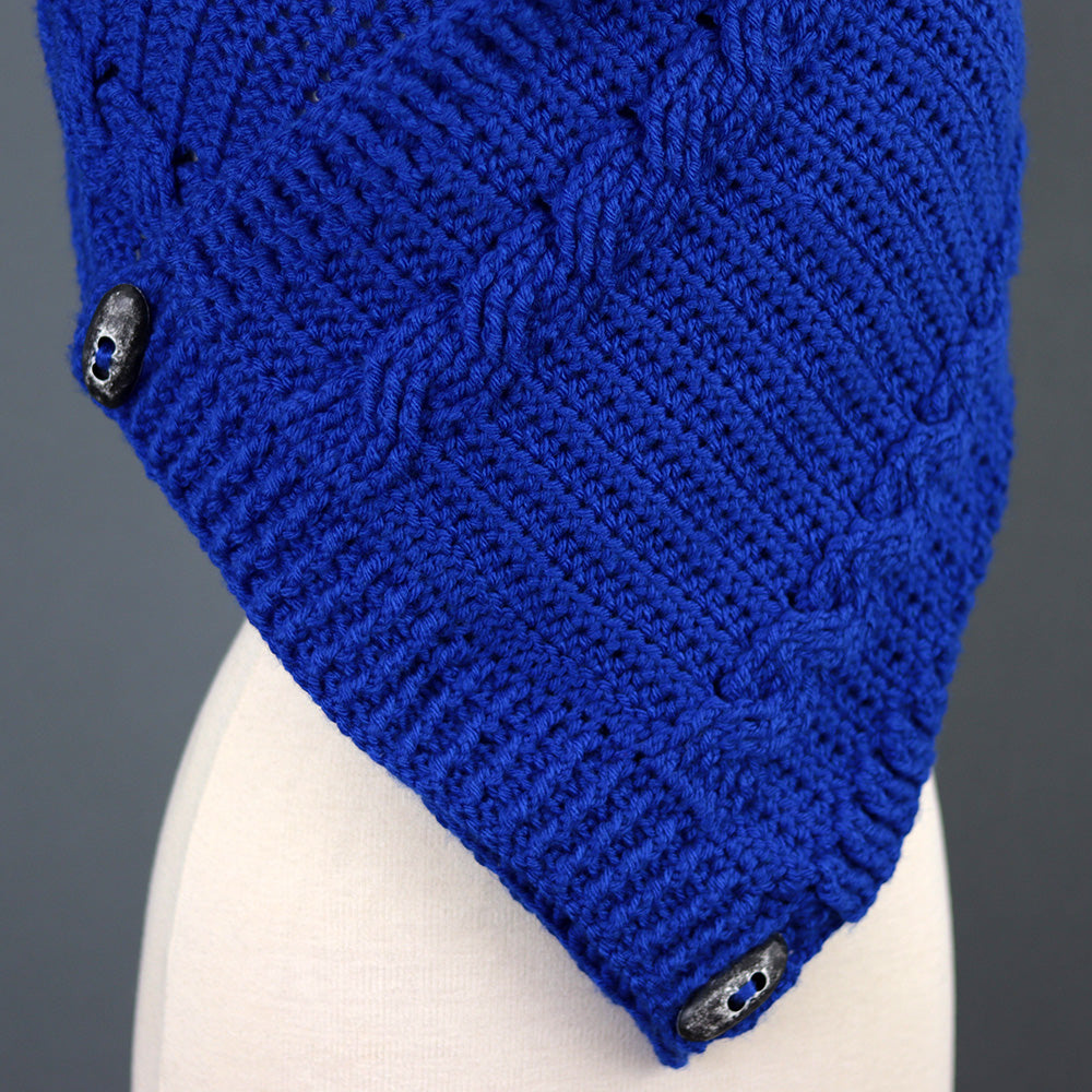 Royal Cables Cowl Crochet Pattern (PDF + Video Tutorial)