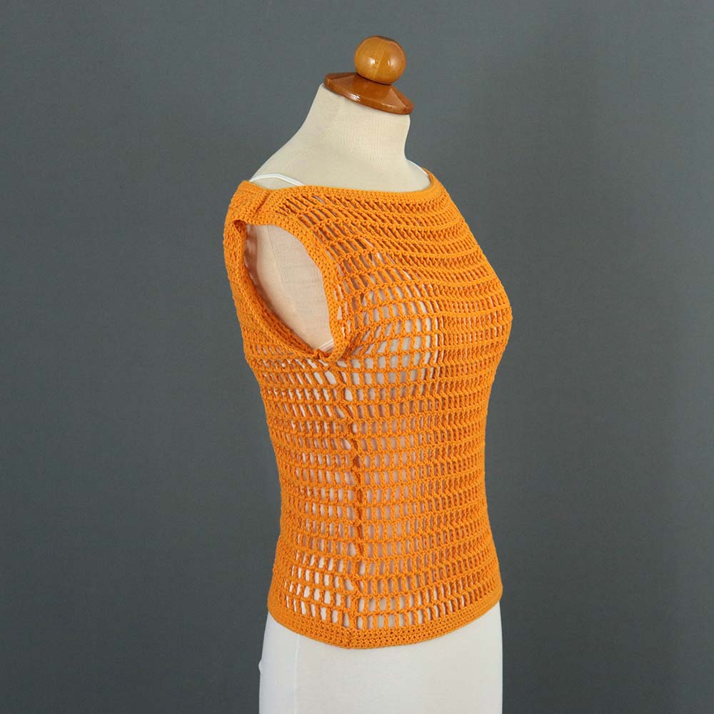 sunset reflections top crochet pattern