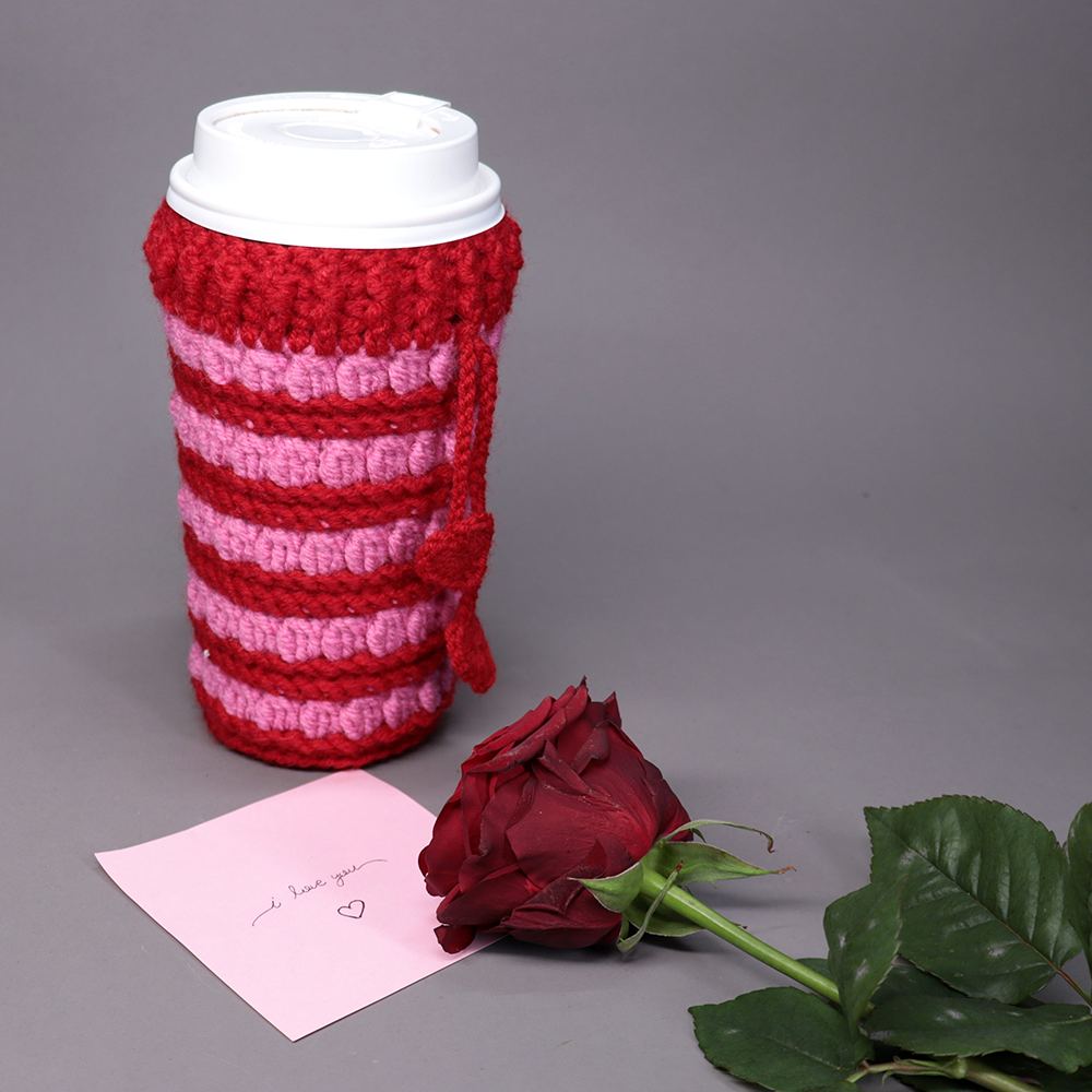 Hooked on Clusters: Crochet Cup Cozies (3 sizes)